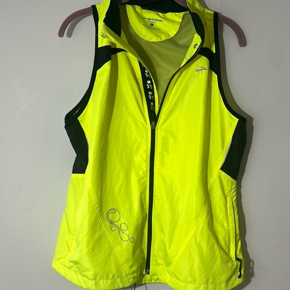 Brooks Neon Running Vest GUC - Picture 1 of 6